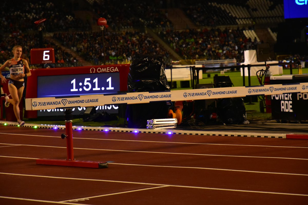 Wavelight at the meetings of the Wanda Diamond League